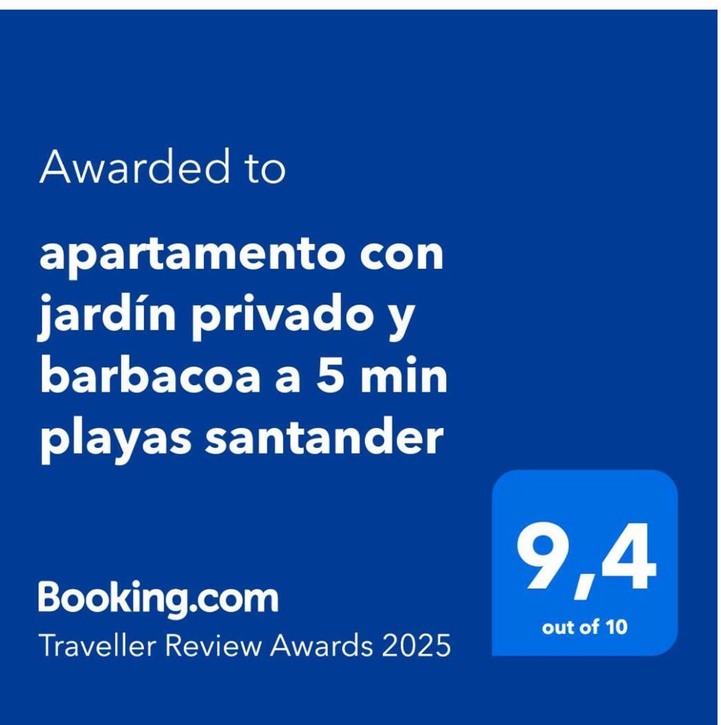 Apartamento Con Jardin Privado Y Barbacoa A 5 Min Playas Santander Exterior foto